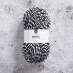 Järbo Raggi 100g 1568 Black & White Mouliné