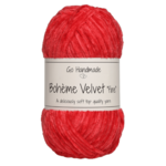 Go Handmade Bohème Velvet Fine 17619 Rosso caldo