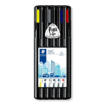 STAEDTLER triplus Black Box Multi set, 6 pezzi