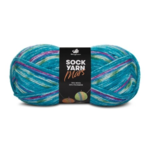 Mayflower Sock Yarn Universe Mars 05 Blu cobalto/Bianco/Rosa/Verde/Blu petrolio