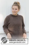 216-12 Autumn Pathways Sweater by DROPS Design