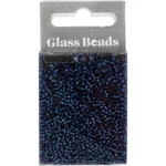Rocailles, perline in vetro 1,7 mm Blu scuro