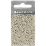 Rocailles, perline in vetro 1,7 mm Argento metallo