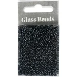 Rocailles, perline in vetro 1,7 mm Grigio scuro
