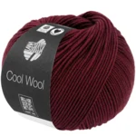 Lana Grossa Cool Wool 2124 Rosso rosa scuro