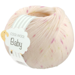 Lana Grossa Cool Wool Baby 367 Bianco/Rosa/Kiwi