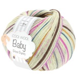 Lana Grossa Cool Wool Baby 311 Bianco sporco/Grigio blu/Rosa/Rosa/Giallo/Cachi