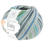 Lana Grossa Cool Wool Baby 315 Grigio chiaro/Antracite/Verde chiaro/Verde bianco/Turchese/Grigio blu