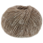 Lana Grossa Natural Alpaca Pelo 08 Marrone scuro mélange