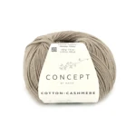 Katia Cotton-Cashmere 91 Grigio beige