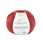 Katia Concept Merino Baby 094 Rosso lampone