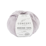 Katia Merino 100% 086 Grigio chiaro perla