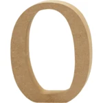 Numero, MDF, 13 cm, 1 pezzo.