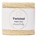 LindeHobby Twisted Paper Yarn 02 Beige chiaro