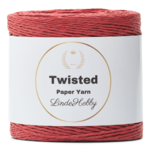 LindeHobby Twisted Paper Yarn 21 Rosso