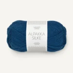 Sandnes Alpakka Silke 6063 Blu Inchiostro