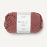 Sandnes Babyull Lanett 4043 Rosa Prugna