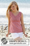 170-4 Top con cuore a farfalla di DROPS Design