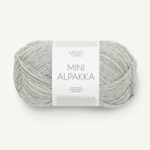 Sandnes Mini Alpakka 1032 Grigio chiaro mélange