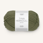 Sandnes Tynn Merinoull 9062 Verde Oliva