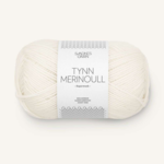 Sandnes Tynn Merinoull 1002 Bianco