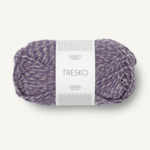 Sandnes Tresko 5043 3 fili Viola/Grigio