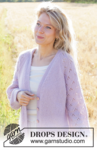 250-6 Afternoon in Provence Cardigan by DROPS Design