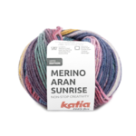 Katia Merino Aran Sunrise 306 Fucsia-Blu-Giallo Ocra