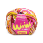 Katia Wow Chunky Boom 306 Fucsia-Arancione-Verde-Giallo-Blu