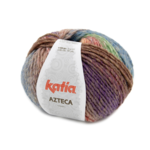 Katia Azteca 76 Viola-verde-arancione-marrone