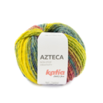 Katia Azteca 84 Turchese-giallo-verde blu