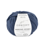 Katia Concept Merino Sport 012 Blu scuro