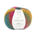 Katia Concept Reiki 200 Arancione-Fucsia-Verde-Verde blu-Ocra