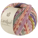 Lana Grossa Landlust Die Sockenwolle 826 Pesca/Viola/Verde primavera/Violetto/Grigio/Crema/Terracotta
