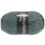 Lana Grossa Meilenweit 100 Tweed 166 Verde grigio scuro