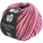 Lana Grossa Cool Wool Print 830 Rosa/Ruggine/Malva/Mora