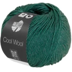 Lana Grossa Cool Wool Mélange 1505 Verde scuro mélange
