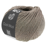 Lana Grossa Cool Wool Mélange 1421 Grigio-marrone mélange