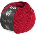Lana Grossa Cool Wool Mélange 1501 Rosso ciliegia mélange