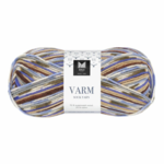 Dale Varm 103 Beige/marrone/blu-viola stampa