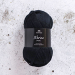 Svarta Fåret Merino Mini 01 Nero pece