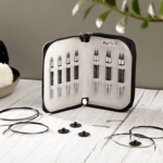KnitPro Karbonz Special Set di Ferri Circolari Componibili, Midi, 10 cm