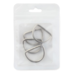 LindeHobby D-ring, 3x25 mm, 4 pezzi