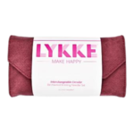 LYKKE Set di Ferri Circolari Componibili Blush, Crimson, 9 cm