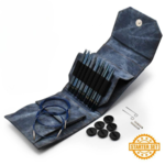 LYKKE Set di Ferri Circolari Componibili Indigo, Starter Set, Blu, 13 cm