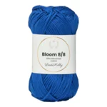 LindeHobby Bloom 8/8 Mercerized Cotton 35 Blu reale
