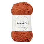 LindeHobby Bloom 8/8 Mercerized Cotton 36 Colore mattone