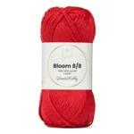 LindeHobby Bloom 8/8 Mercerized Cotton 25 Rosso