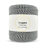 LindeHobby Inspire Print 32 Bianco con sottili strisce nere