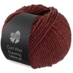 Lana Grossa Cool Wool Superbig 222 Rosso vino melangiato